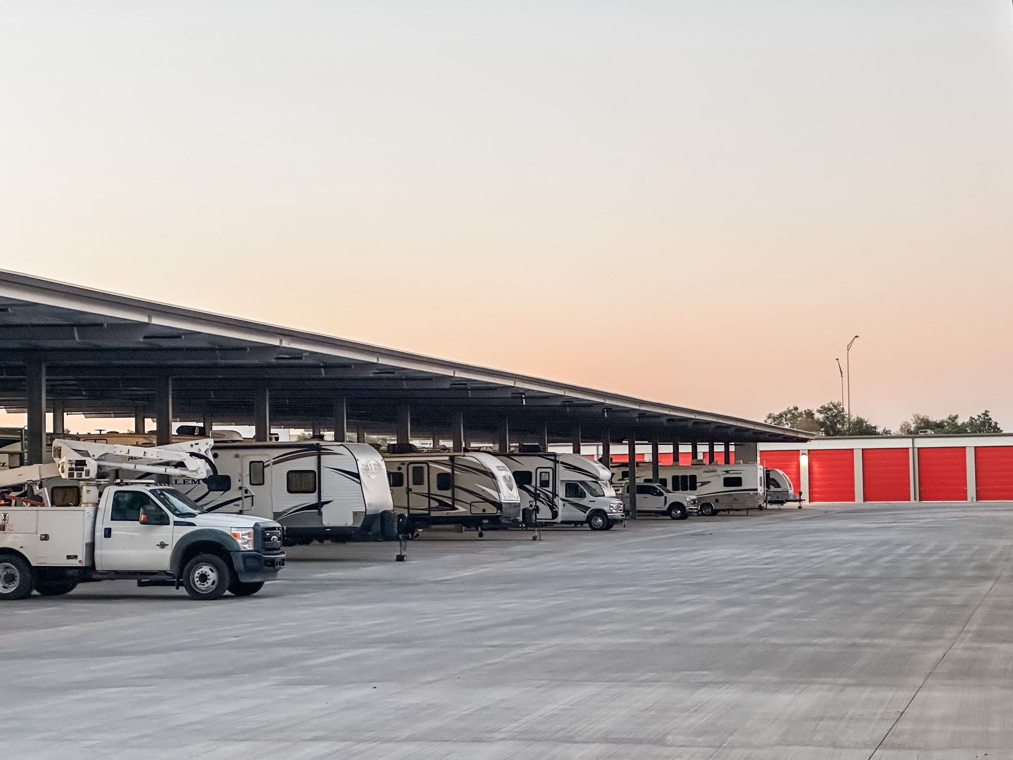 Covered RV & Boat Parking And Storage